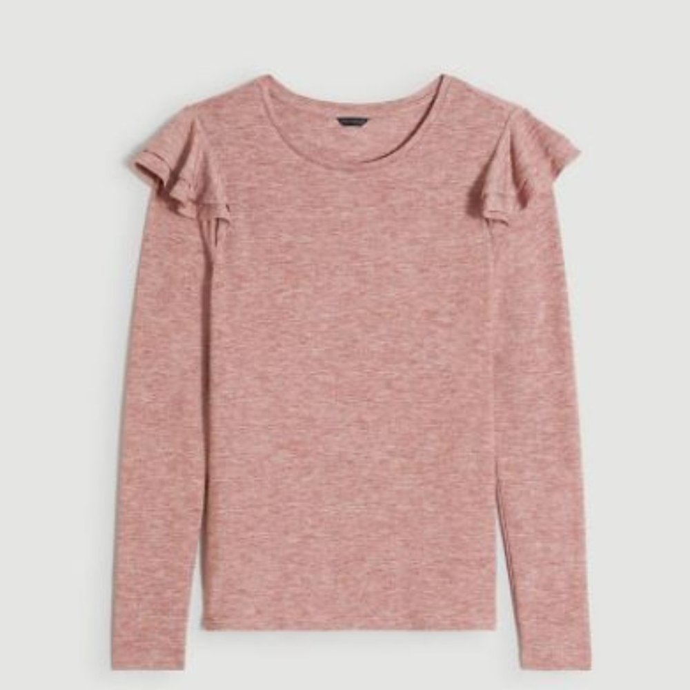 NWT Ann Taylor Women's Shoulder Ruffle Top‎